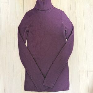 Uniqlo Wine Turtleneck Sweater